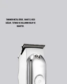 CEYLAN ADAM Saç ve Sakal Kesme Makinesi – Profesyonel ve Çok Fonksiyonlu thumbnail 5