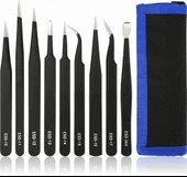 Esd 9'Lu Paslanmaz Çelik Anti Statik Cımbız Seti thumbnail 1