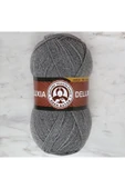 Deluxia El Örgü Ipliği 100 gr Renk 008 Orta Gri thumbnail 1