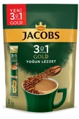 Jacobs 3'ü 1 Arada Gold Yoğun Lezzet Karışım Kahve 10'lu Paket thumbnail 1