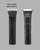 CEYLAN ADAM Şarjlı Tıraş Makinesi – Dijital Ekranlı, IPX7 Su Geçirmez, Titanyum Bıçaklı thumbnail 4