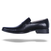 Tek Yıldız 1035 Siyah Kauçuk Erkek Deri Klasik Ayakkabı thumbnail 3