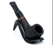 Pipsan İşlemeli El Yapımı Gül Kökü (Briar) Mini Pipo 9mm Filtreli - Model No: 20 thumbnail 4