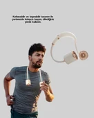 CEYLAN ADAM Boyun Askılı Katlanabilir Fan 1000 mAh USB Şarjlı Taşınabilir thumbnail 5