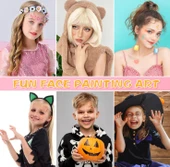 OOTSR Yeniden Kullanılabilir 24’lü Yüz Boyama Şablon Seti thumbnail 6