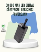 CEYLAN ADAM Yüksek Kapasiteli 50.000 mAh Powerbank – Type-C, Lightning ve Micro USB Uyumlu, Çoklu Cihaz Şarj Özellikli thumbnail 1