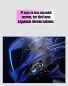 CEYLAN ADAM LCD Ekranlı Bluetooth Kask Kulaklığı FM Radyo ve SD Kart Girişli thumbnail 4