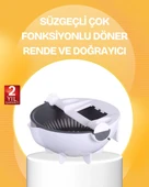 CEYLAN ADAM 5 Fonksiyonlu Döner Süzgeçli Rende ve Dilimleyici Aparat thumbnail 1
