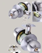 CEYLAN ADAM Estetik Güvenli Topuzlu Kapı Kilidi thumbnail 3