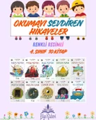 4. Sınıf Okumayı Sevdiren Renkli Resimli Hikayeler 18 - 10 Kitap thumbnail 1