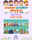 4. Sınıf Okumayı Sevdiren Renkli Resimli Hikayeler 17 - 10 Kitap thumbnail 1