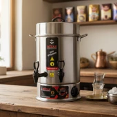 Mizan 80 Bardak Endüstriyel Çaymatik - Paslanmaz Çelik Çay Otomatı thumbnail 3