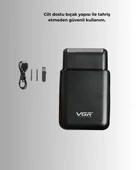 CEYLAN ADAM 45 Dakika Çalışma Süreli Şarjlı Tıraş Makinesi | ABS Gövdeli thumbnail 4