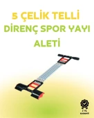 CEYLAN ADAM Paslanmaz Çelik Yaylı Çoklu Dirençli Kol ve Gövde Egzersiz Aleti thumbnail 1