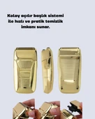 CEYLAN ADAM Altın Kaplama Kablolu Erkek Tıraş Makinesi Favori Aparatlı thumbnail 2
