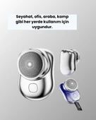 CEYLAN ADAM Cep Tipi Elektrikli Tıraş Makinesi – Güçlü, Sessiz, Su Geçirmez ve Ultra Taşınabilir thumbnail 2