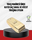 CEYLAN ADAM Altın Kaplama Kablolu Erkek Tıraş Makinesi Favori Aparatlı thumbnail 1