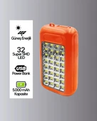 CEYLAN ADAM Güneş Paneli ile Şarj Olan 32 LED’li Powerbank Cihazı thumbnail 2