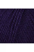LitaeTrend 1 Adet Dora El Örgü İpi Yünü 100 gr 060 Koyu Mor thumbnail 2