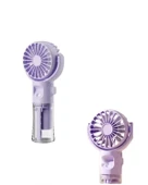 CEYLAN ADAM Şarjlı Buğu Fanı – Nemlendirici Sis Fonksiyonlu, Tip-C Girişli, Taşınabilir Masa Fanı thumbnail 3