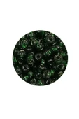 LitaeTrend Dökme Cam Kum Boncuk Büyük Boy (6/0) 4 mm - 20 Gram - Şeffaf Koyu Yeşil - BNC100 thumbnail 2