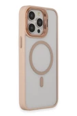 iPhone 15 Pro Kılıf Roblox Lens Magsafe Standlı Kapak - Pudra thumbnail 9