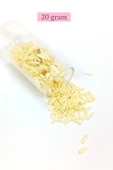 LitaeTrend Uzun Boru Kesme Boncuk Çap 2mm Uzunluk 10 mm - 20 Gram - Krem - BNC234 thumbnail 1