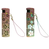 Hunter Turbo Jet Alevli Işıklı Metal Çakmak 5’li Set – Doldurulabilir LED Işıklı (32-4B-K) thumbnail 6