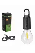 CEYLAN ADAM Askılı Kırılmaz Led Işık Kamp Bahçe Lambası Taşınabilir Led Ampul Şarjlı thumbnail 3