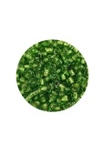 LitaeTrend Dökme Cam Kum Boncuk (8/0) 3 mm - 60 Gram - Şeffaf Çimen Yeşili - BNC195 thumbnail 2