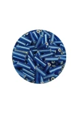 LitaeTrend Uzun Boru Kesme Boncuk Çap 2mm Uzunluk 10 mm - 20 Gram - Mavi - BNC242 thumbnail 2