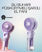 CEYLAN ADAM Şarjlı Buğu Fanı – Nemlendirici Sis Fonksiyonlu, Tip-C Girişli, Taşınabilir Masa Fanı thumbnail 1