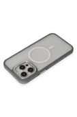 iPhone 14 Pro Kılıf Rocky Magsafe Kapak - Gümüş thumbnail 3