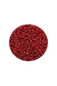 LitaeTrend Dökme Cam Kum Boncuk (11/0) 2 mm - 60 Gram -  Şeffaf Koyu Kırmızı - BNC050 thumbnail 2