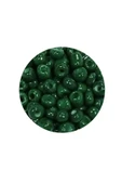 LitaeTrend Dökme Cam Kum Boncuk Büyük Boy (6/0) 4 mm - 60 Gram - Koyu Yeşil - BNC140 thumbnail 2