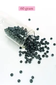 LitaeTrend Dökme Cam Kum Boncuk Büyük Boy (6/0) 4 mm - 60 Gram - Siyah - BNC120 thumbnail 1