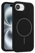 iPhone 16E Kılıf Jully Magsafe Kapak - Siyah thumbnail 1