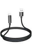 Hoco. U125 1.2M Benefit USB to Lightning Şarj Data Kablosu - Siyah thumbnail 8
