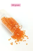LitaeTrend Kesme Cam Boncuk 2mm - 60 Gram - Şeffaf Turuncu - BNC362 thumbnail 1