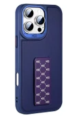 iPhone 15 Pro HBC-265 Madrid Magsafe Standlı Kapak - Lacivert thumbnail 1