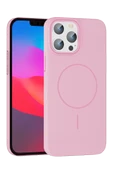 iPhone 14 Pro Max Broş Magsafe Kapak - Pembe thumbnail 3