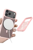 Apple iPhone 17 Pro Jota Magsafe Kapak - Pudra thumbnail 3