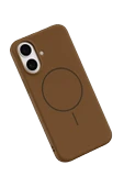 Apple iPhone 17 Jully Magsafe Kapak - Kahverengi thumbnail 2