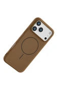 Apple iPhone 17 Pro Max Jully Magsafe Kapak - Kahverengi thumbnail 3