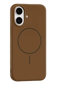 Apple iPhone 17 Jully Magsafe Kapak - Kahverengi thumbnail 1