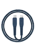 C94 NyloFlex 1.5M 100W Type-C to Lightning PD Hızlı Şarj Kablo - Lacivert thumbnail 1