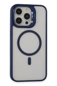 iPhone 15 Pro Kılıf Roblox Lens Magsafe Standlı Kapak - Lacivert thumbnail 1