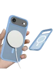 Apple iPhone 17 Air Jota Magsafe Kapak - Açık Mavi thumbnail 4