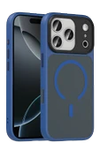 Apple iPhone 17 Pro Megane Magsafe Kapak - Lacivert thumbnail 1