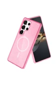 Fuchsia Samsung Galaxy S24 Ultra Kılıf Star Magsafe Uyumlu Kapak - Pembe thumbnail 1